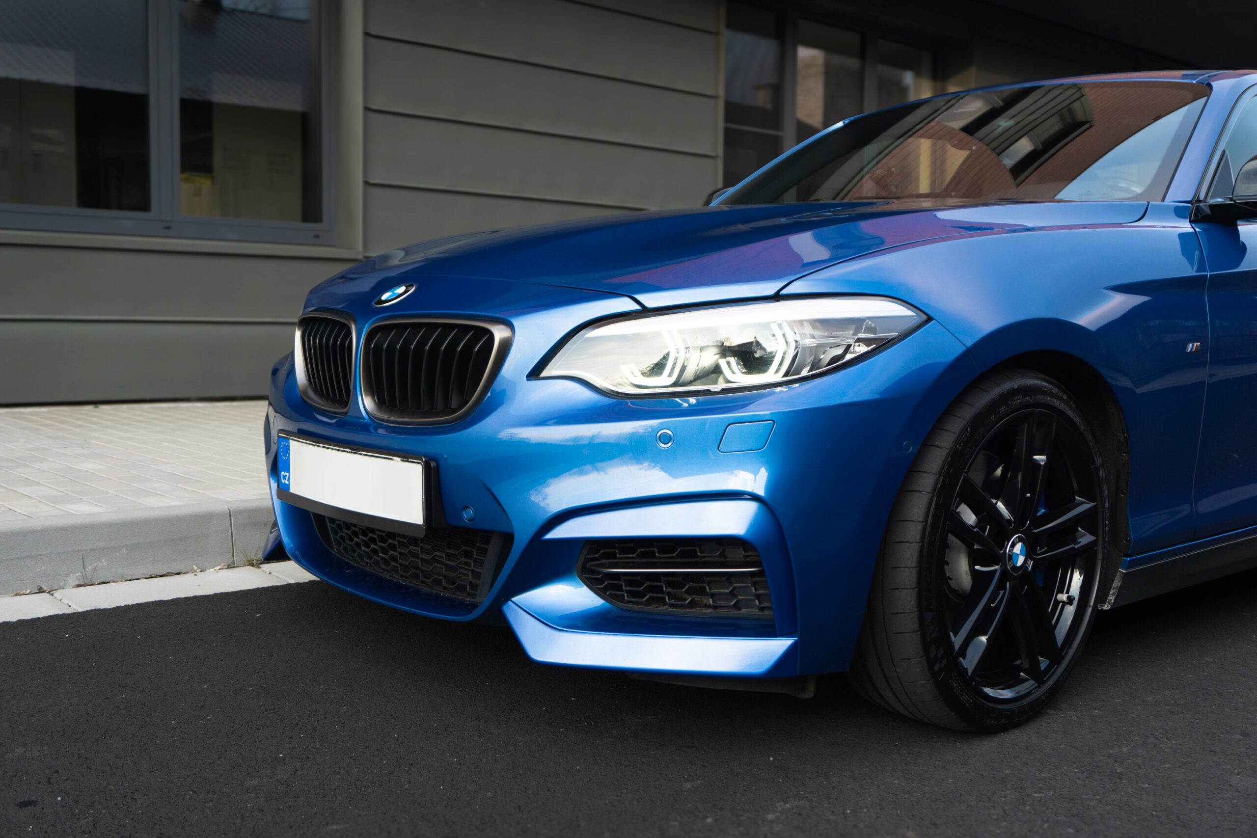 BMW M235i M240i F22 F23 FRONT BUMPER FLAPS LIP SPLITTER - Image 5